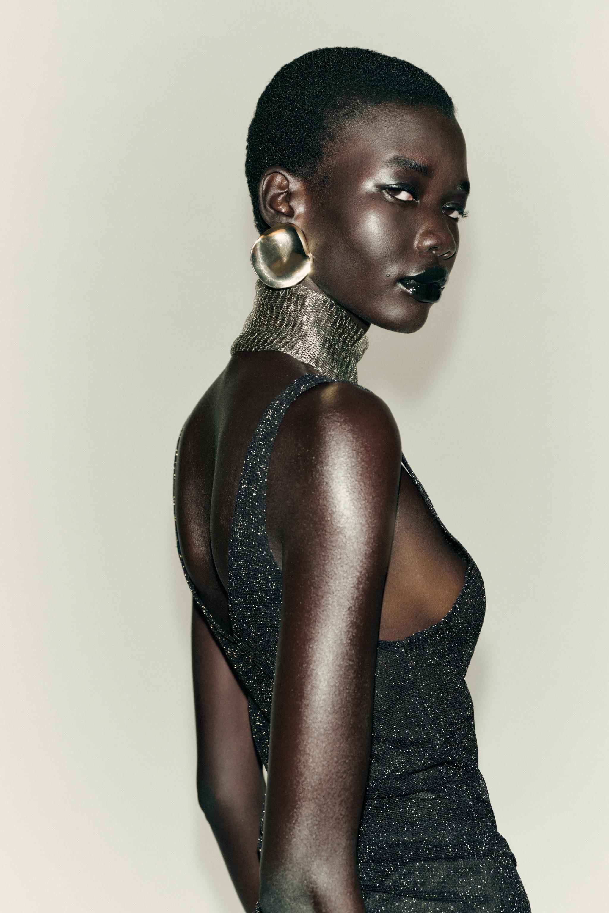 TOP À FIL MÉTALLISÉ